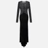 Abito red carpet in tulle flock ricamato