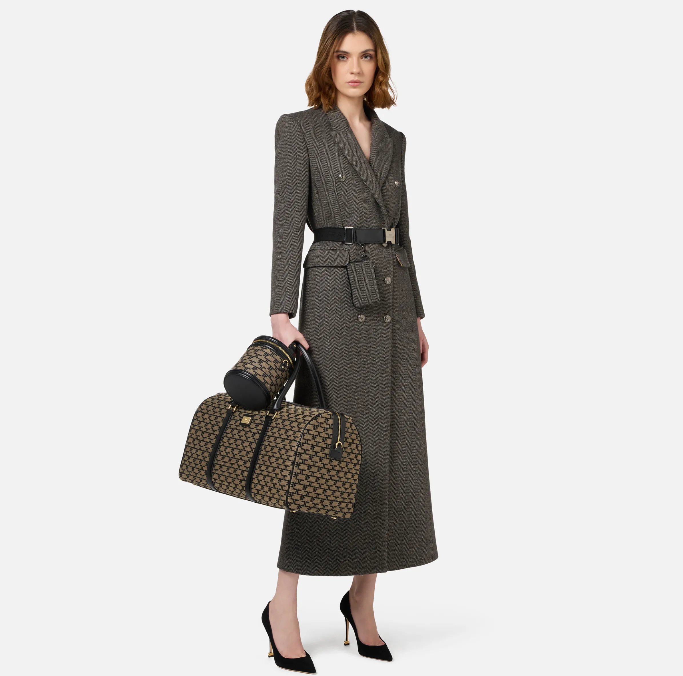 Bauletto Cilindro Monogram Travel