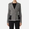 Blazer con tasche in vela tecnica