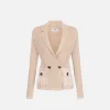 Blazer con tasche in vela tecnica