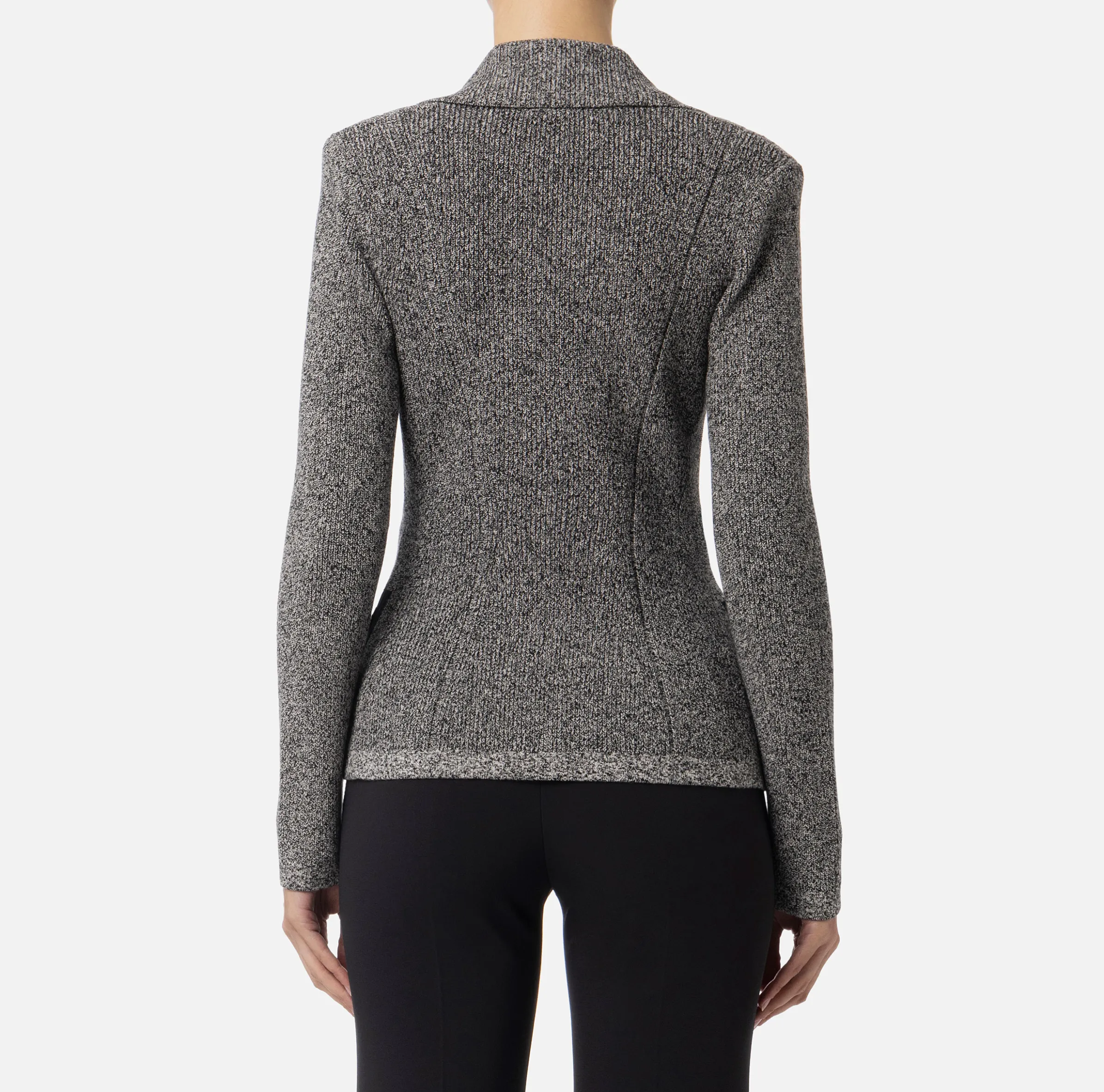 Blazer con tasche in vela tecnica