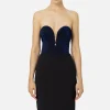 Body in jersey lurex plissettato