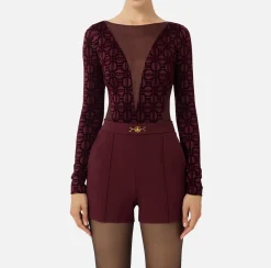 Body in lycra flock e tulle