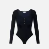 Body in misto viscosa con cut-out
