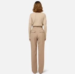Body in viscosa e lurex a costine