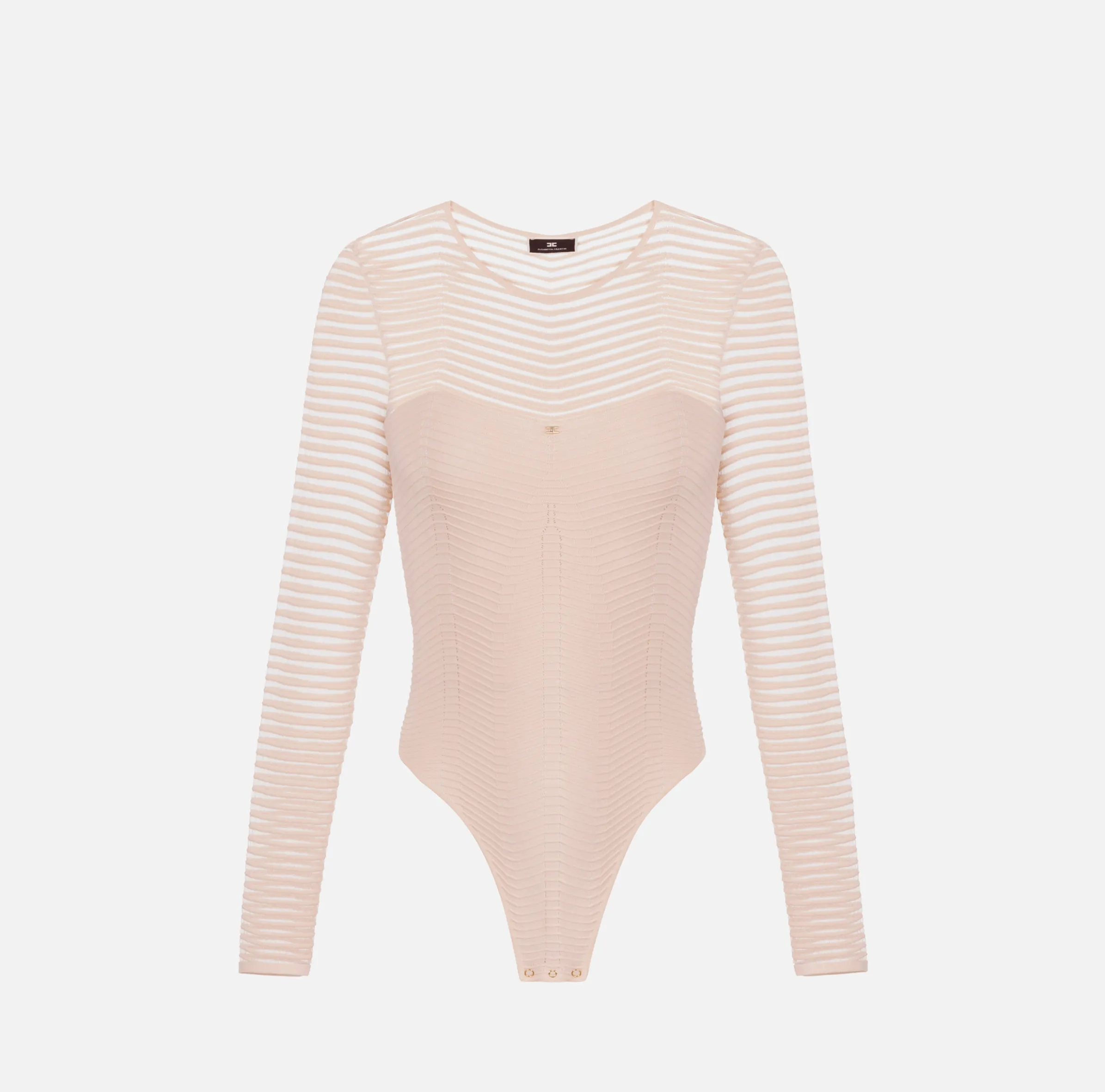 Body in viscosa motivo chevron