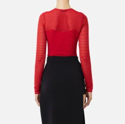 Body in viscosa motivo chevron