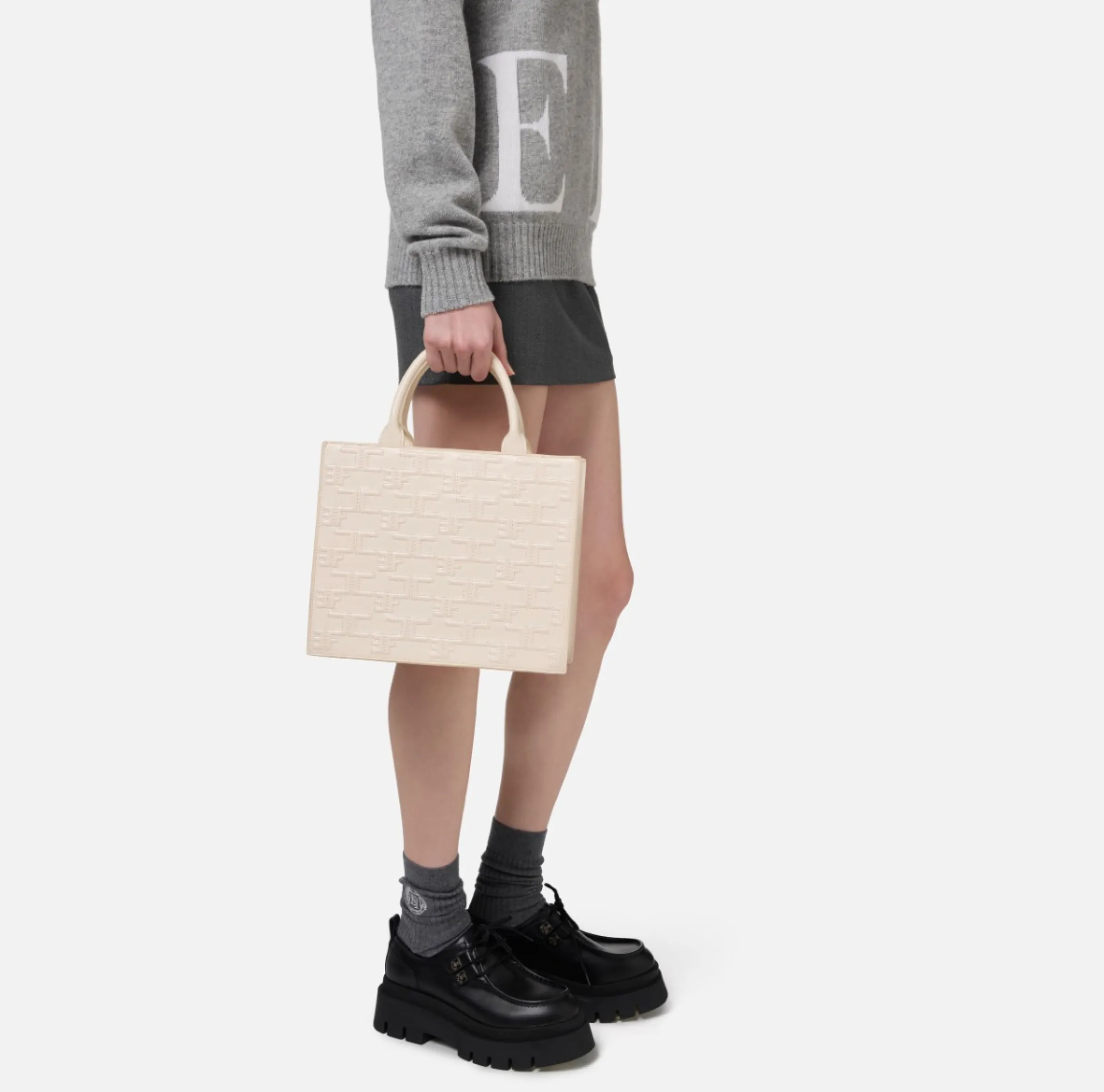 Bold Monogram Medium Shopper