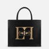 Borsa a mano media con logo