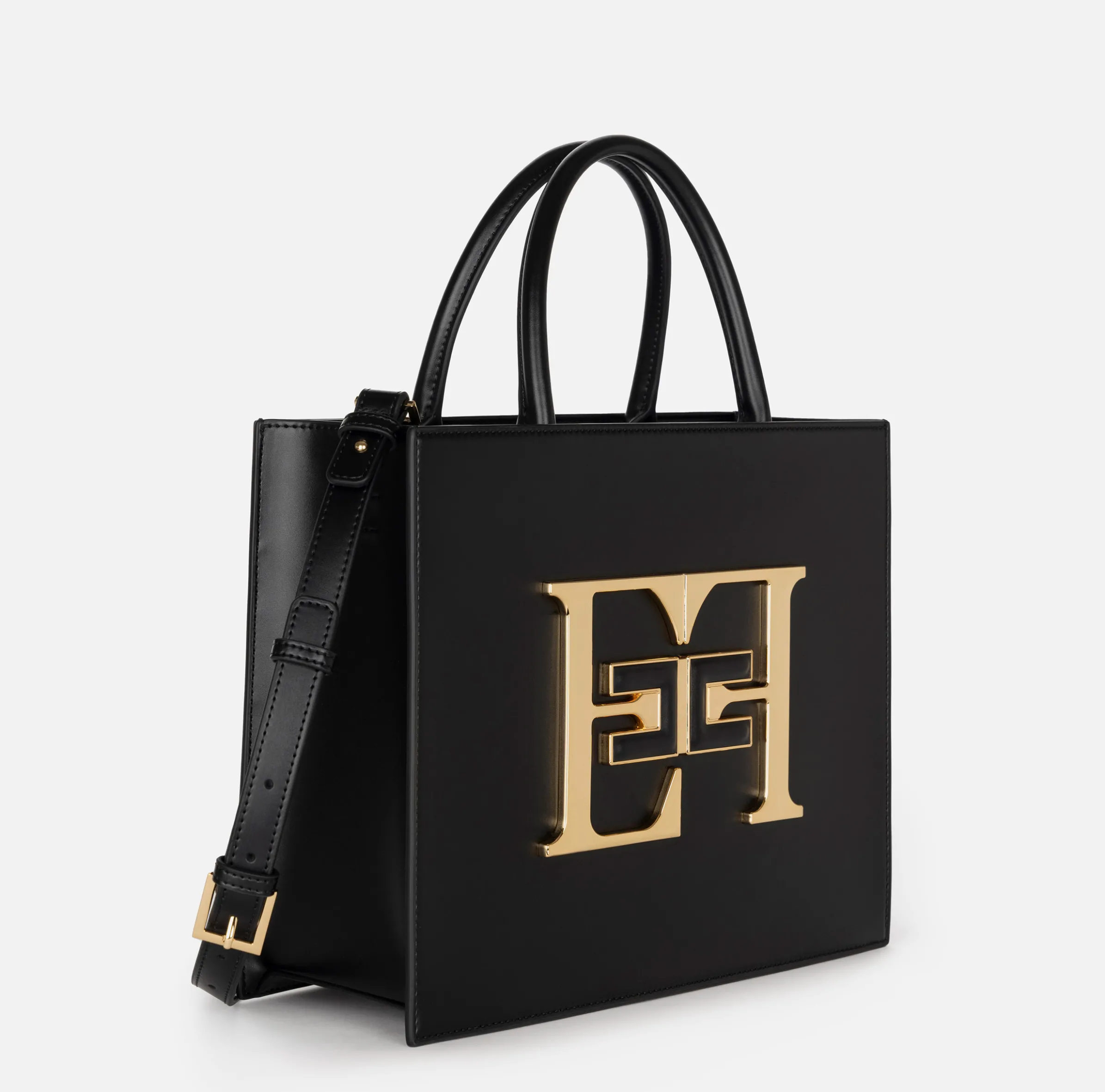 Borsa a mano media con logo