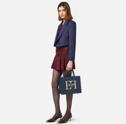 Borsa a mano media con logo