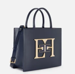Borsa a mano media con logo