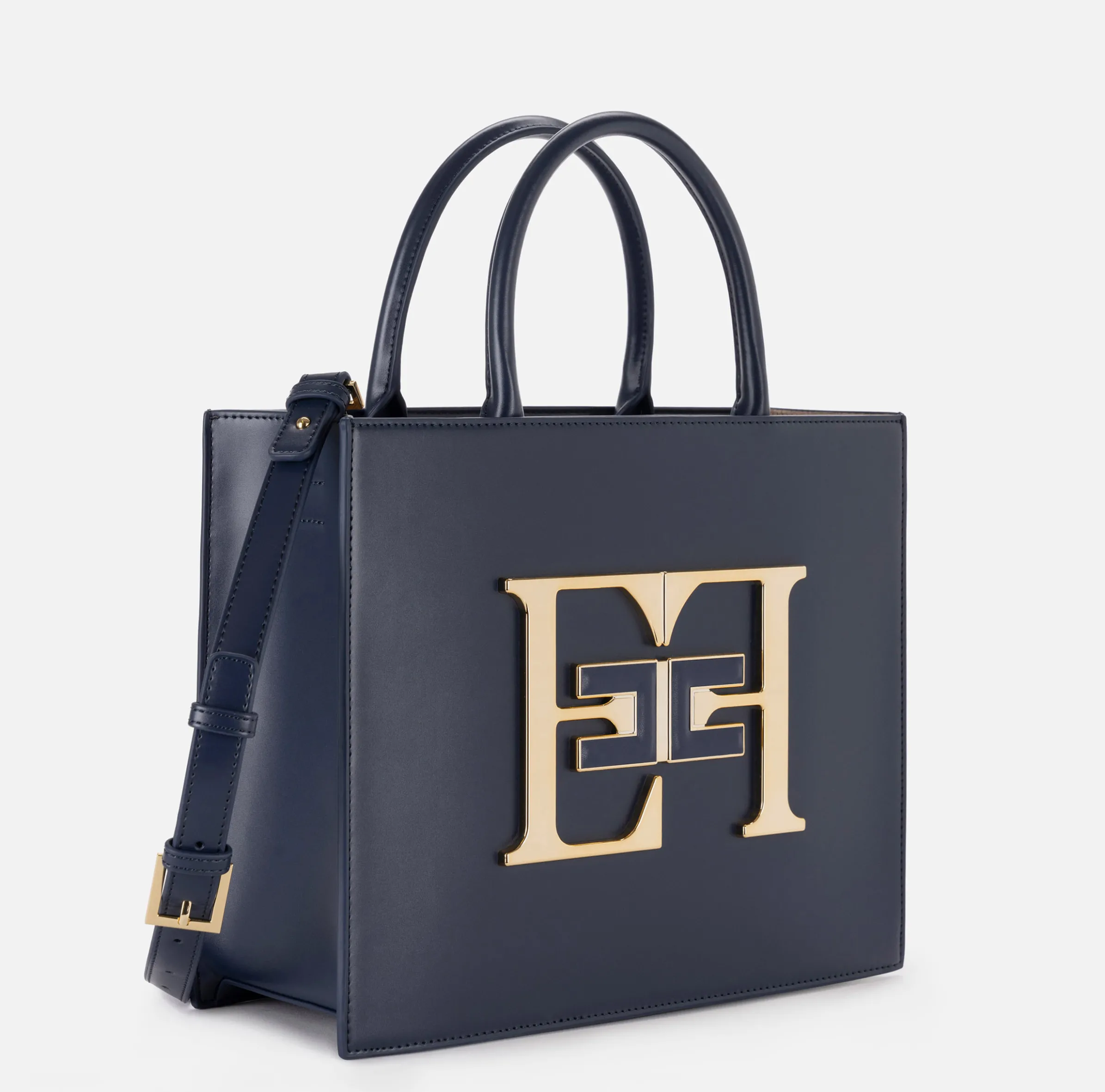 Borsa a mano media con logo