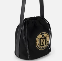 Borsa a secchiello in tessuto