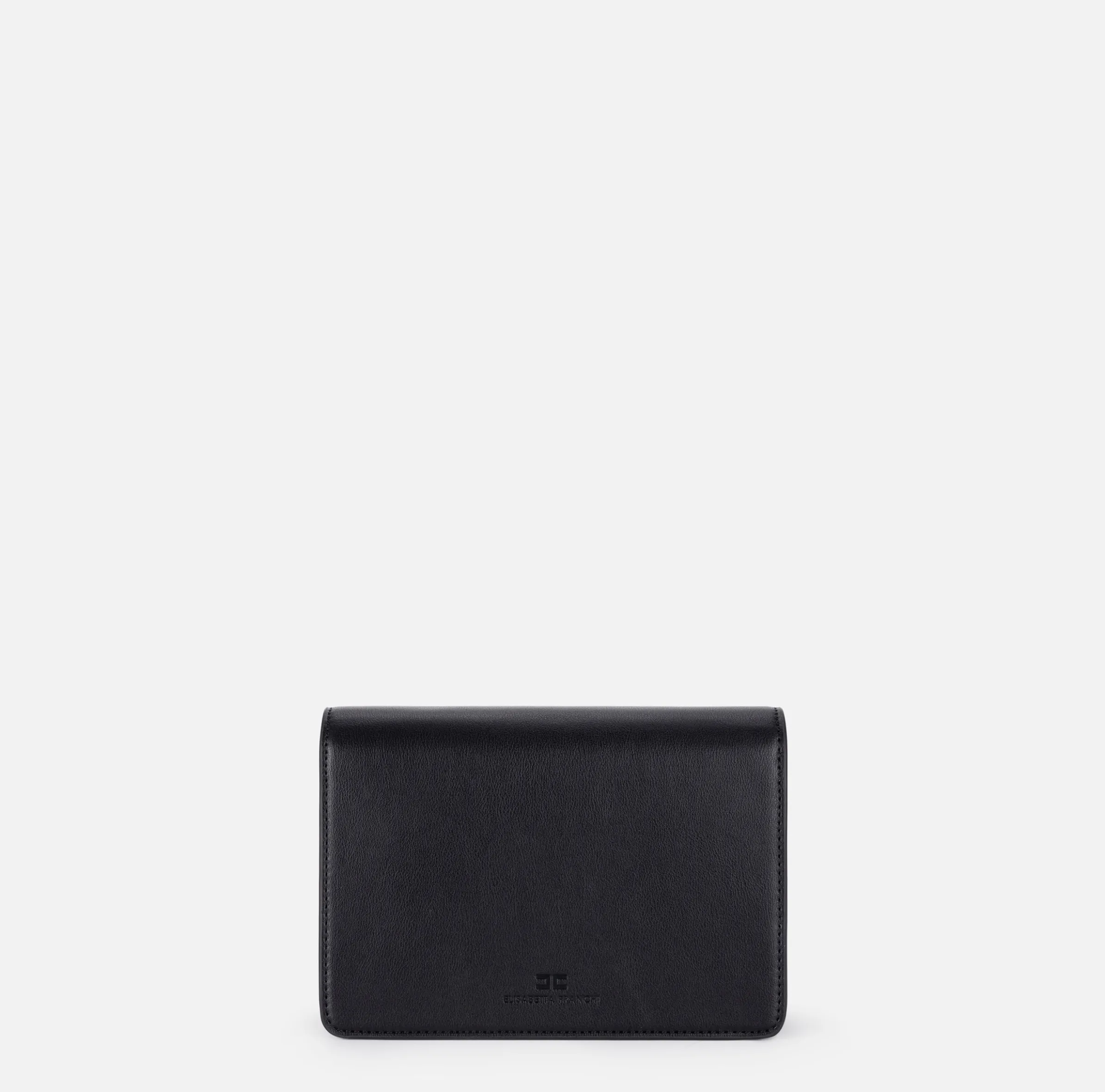 Borsa a tracolla con girello logo in metallo