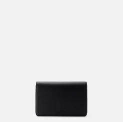 Borsa a tracolla in materiale sintetico con placca logo
