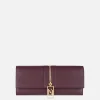 Borsa baguette in materiale effetto pelle con zip