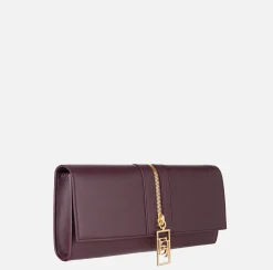 Borsa baguette in materiale effetto pelle con zip