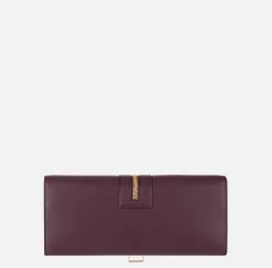 Borsa baguette in materiale effetto pelle con zip