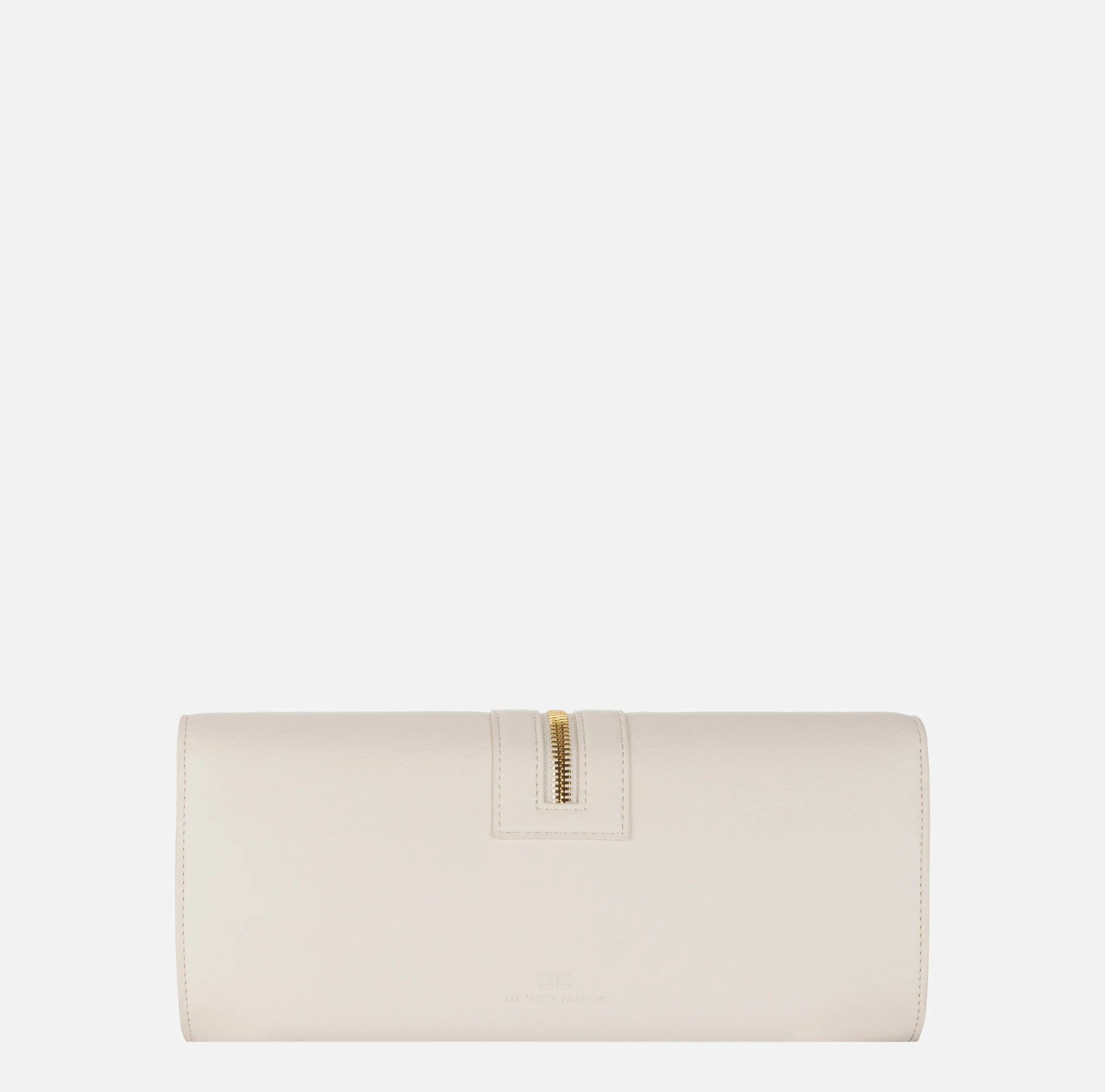 Borsa baguette in materiale effetto pelle con zip