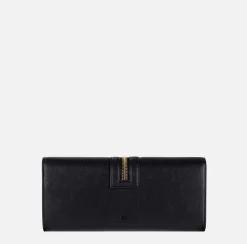 Borsa baguette in materiale effetto pelle con zip
