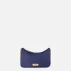 Borsa con doppia tracolla e logo