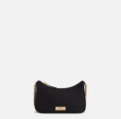 Borsa con doppia tracolla e logo