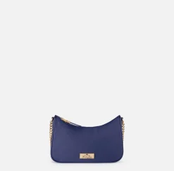 Borsa con doppia tracolla e logo