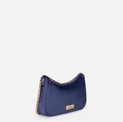 Borsa con doppia tracolla e logo