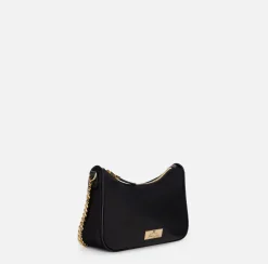 Borsa con doppia tracolla e logo