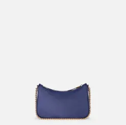 Borsa con doppia tracolla e logo