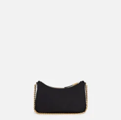 Borsa con doppia tracolla e logo
