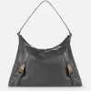 Borsa hobo in nappa lucida