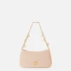 Borsa hobo in tessuto con tracolla charms
