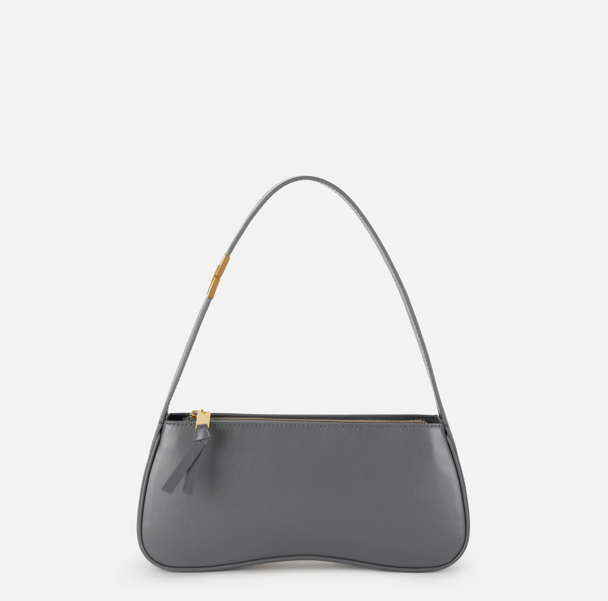 Borsa hobo media in nappa lucida
