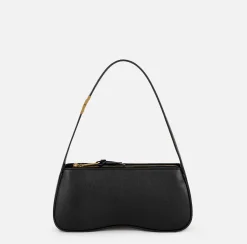 Borsa hobo media in nappa lucida