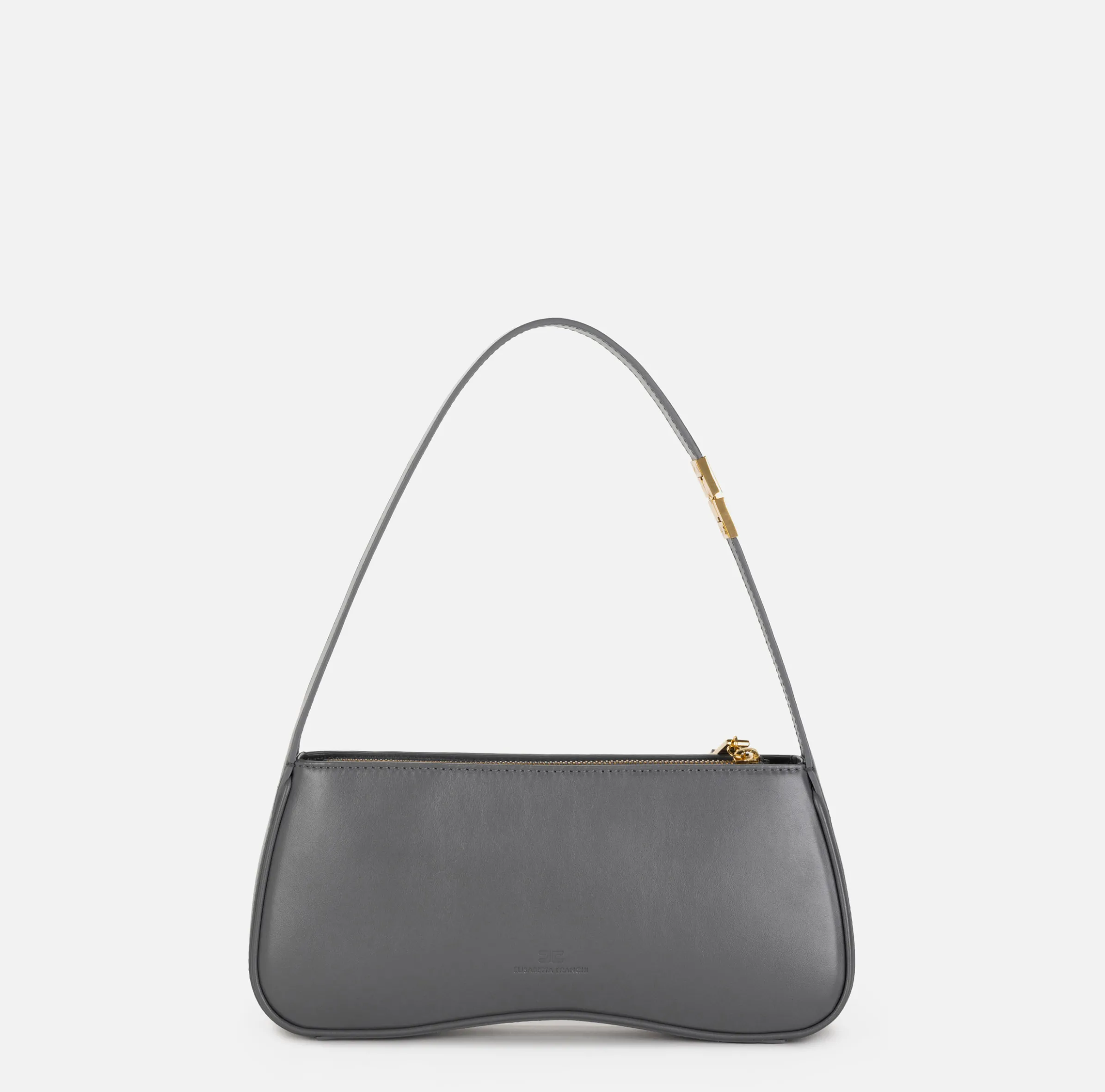 Borsa hobo media in nappa lucida