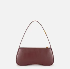 Borsa hobo media in nappa lucida