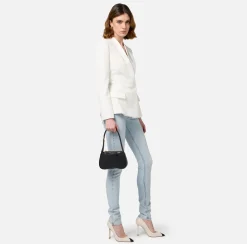 Borsa hobo mini in nappa lucida
