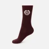 Calzini in cashmere con ricamo logo