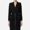 Camicia body in georgette con scollo incrociato