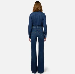 Camicia in denim con taschino