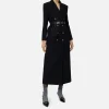 Cappotto doppiopetto con cintura utility