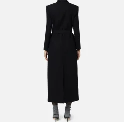 Cappotto doppiopetto con cintura utility