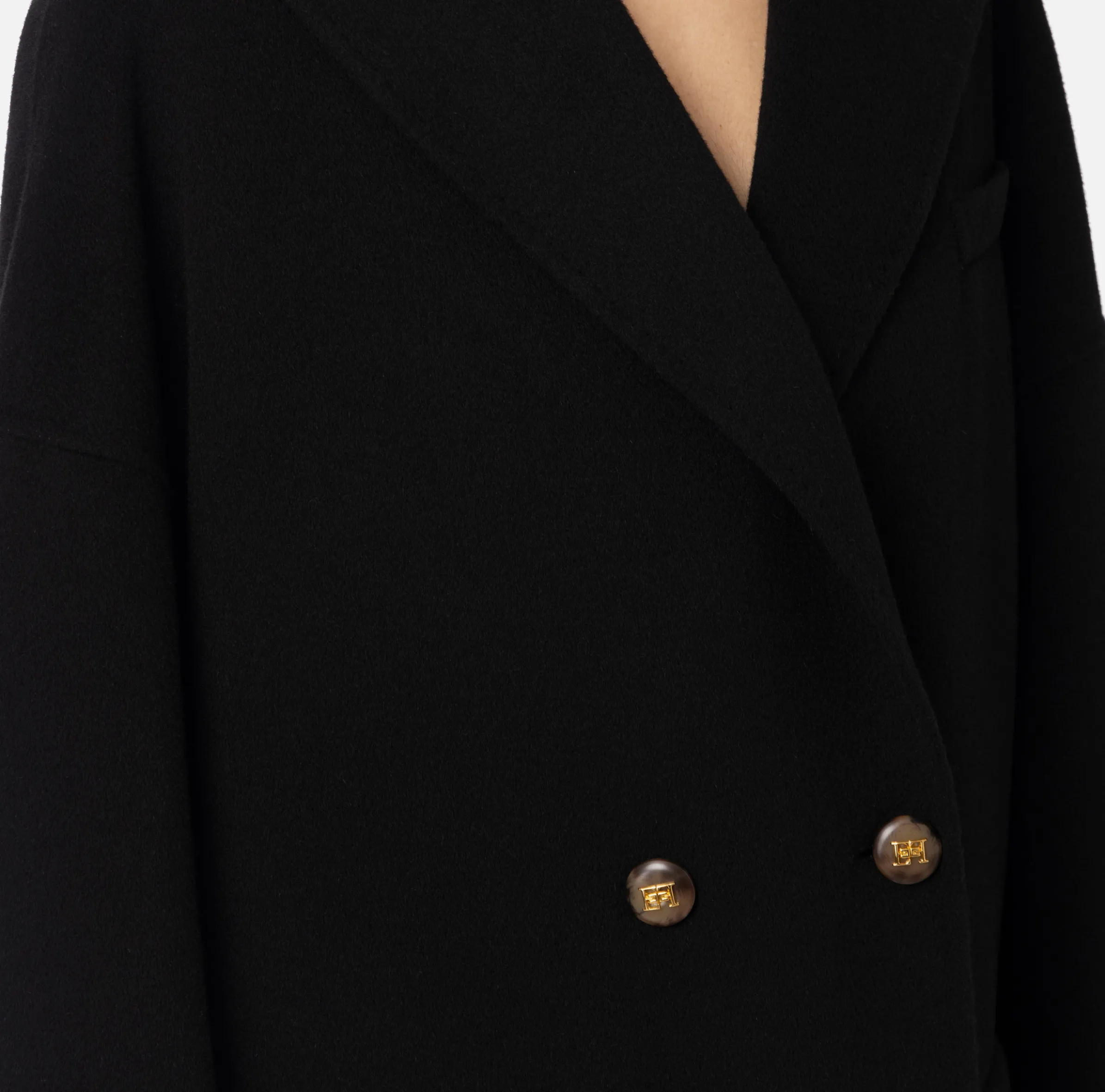 Cappotto over in lana
