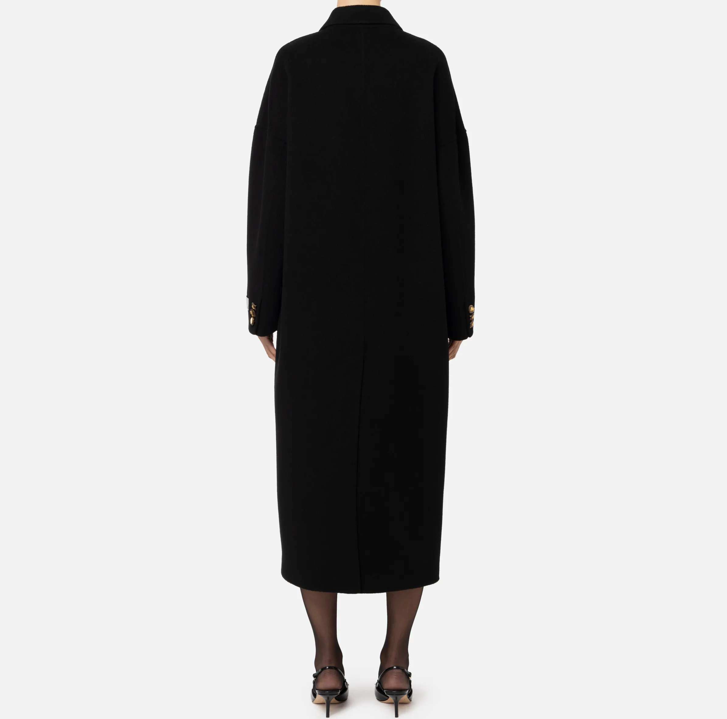 Cappotto over in lana