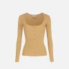 Cardigan in viscosa effetto plissé