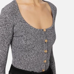 Cardigan in viscosa effetto plissé