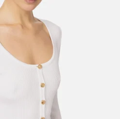 Cardigan in viscosa effetto plissé