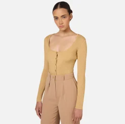 Cardigan in viscosa effetto plissé